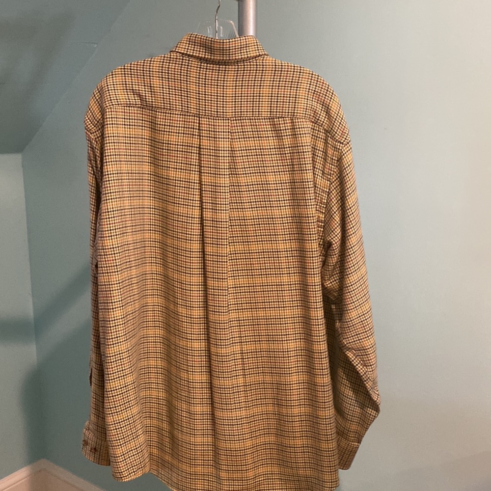 Mens Orvis brand long sleeve cotton/wool blend shirt - Picture 3 of 4